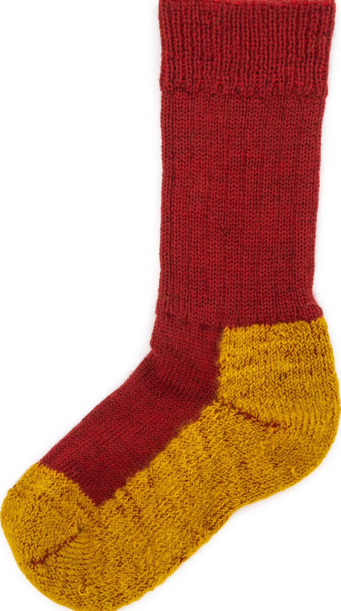 Hirsch Natur Kids ~ Trekking-Socke ~ mohn/goldnugget