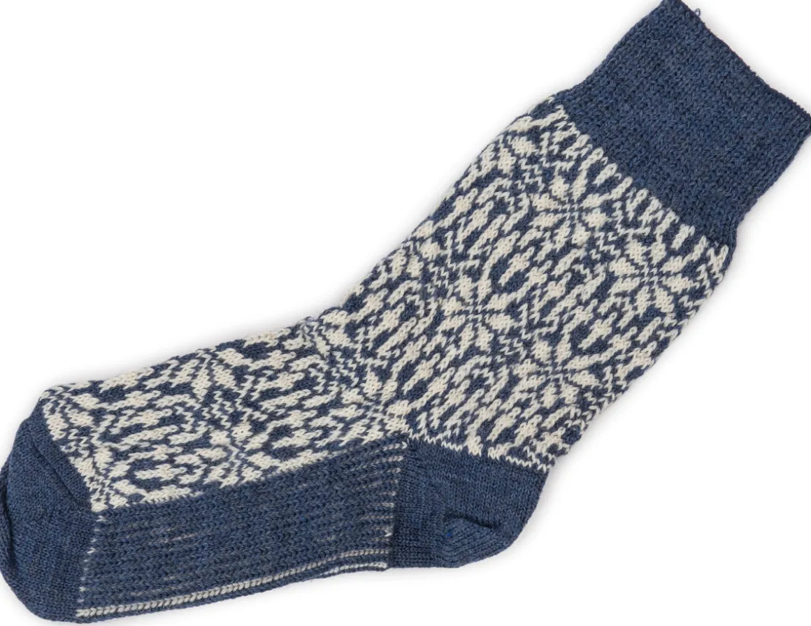 Hirsch Natur ~ Sternensocke ~ jeans/natur