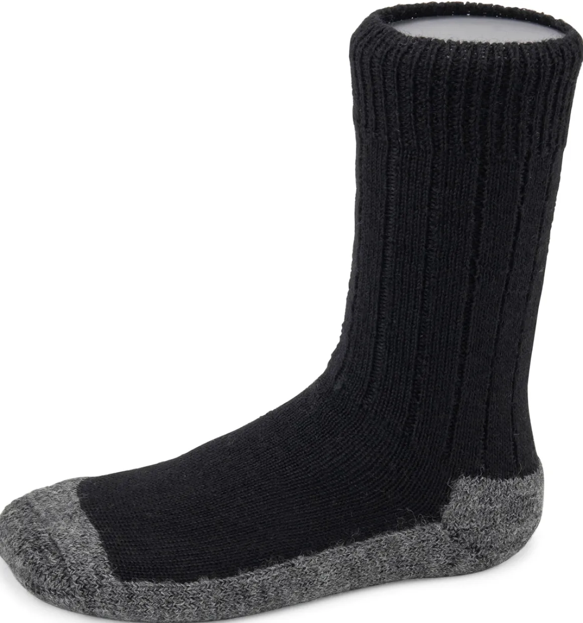 Hirsch Natur ~ Trekking-Socke ~ schwarz/anthrazit