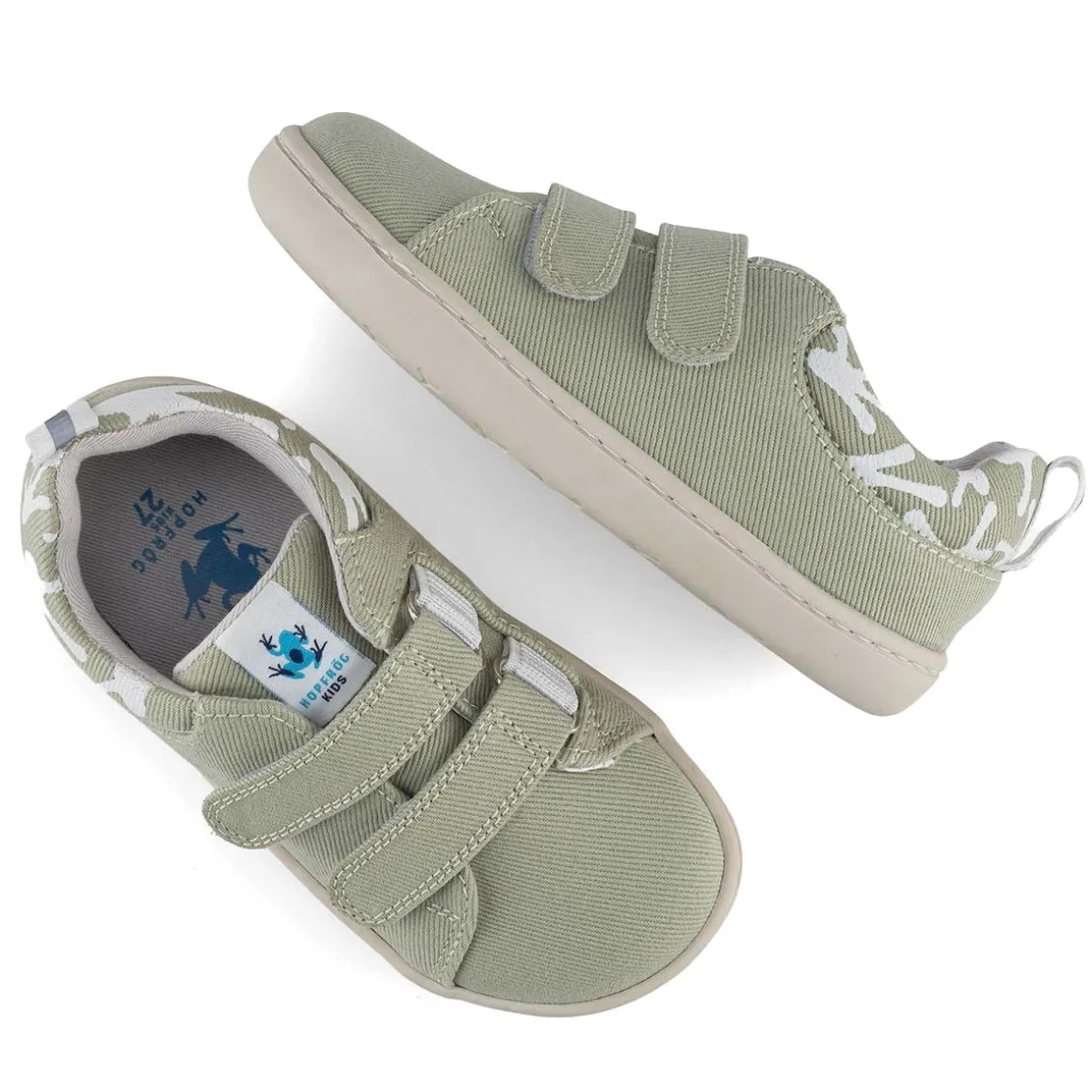 HopFrög ~ Smart Walker Canvas Sneaker ~ Sea Green