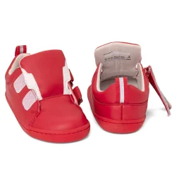 HopFrög ~ Smart Walker Junior Sneaker Vegan ~ Red Light