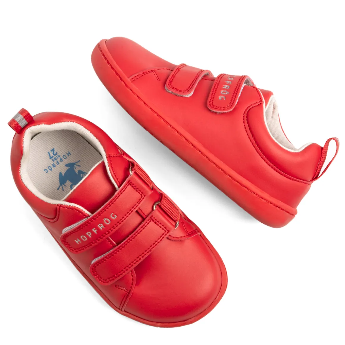 HopFrög ~ Smart Walker Junior Sneaker Vegan ~ Red Light