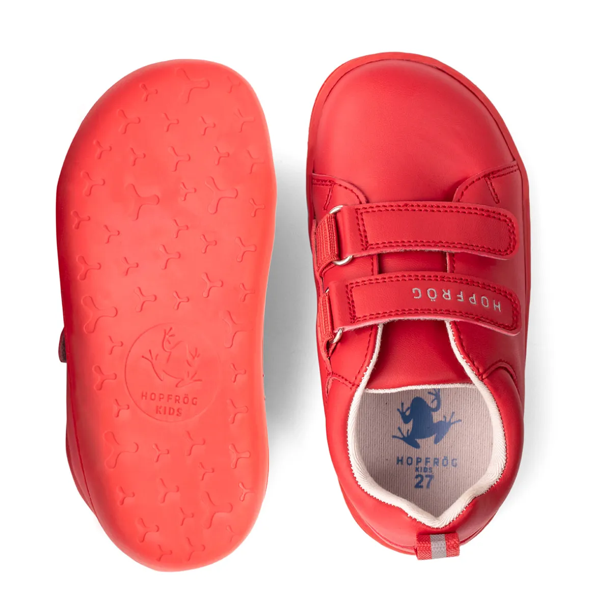 HopFrög ~ Smart Walker Junior Sneaker Vegan ~ Red Light