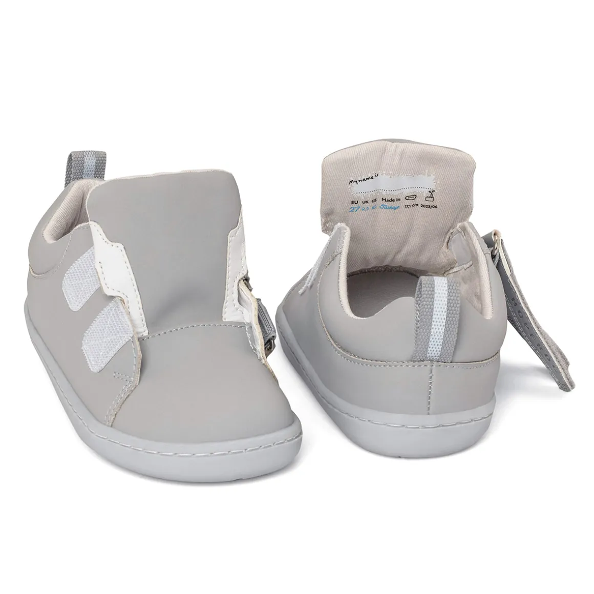 HopFrög ~ Smart Walker Junior Sneaker Vegan ~ Cool Gray