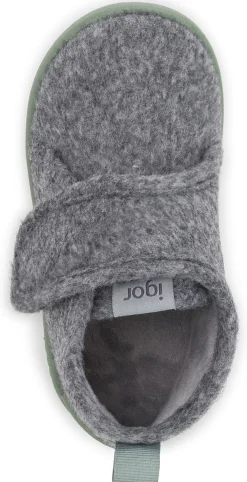 Igor ~ Homie Fleece Hausschuh ~ Grau/Grün
