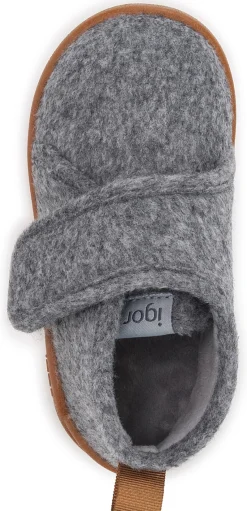 Igor ~ Homie Fleece Hausschuh ~ Grau/Caramel