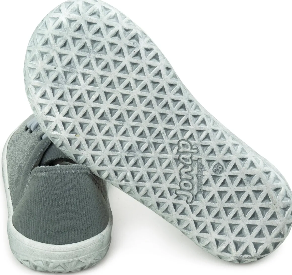 Jonap bare ~ Knitt LowCut Schnürschuh ~ Grey