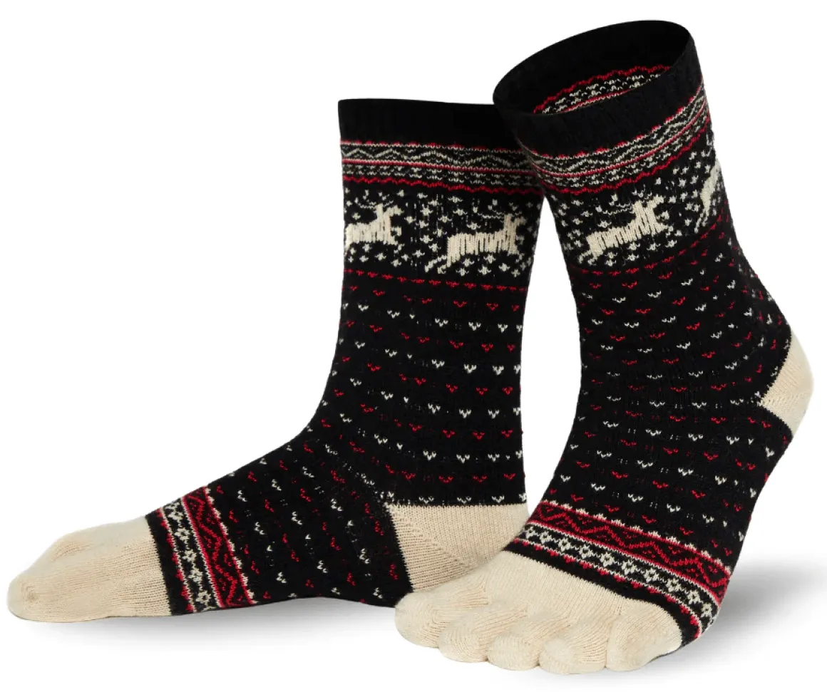 Knitido ~ Hossa Cotton & Merino ~ Schwarz & Beige