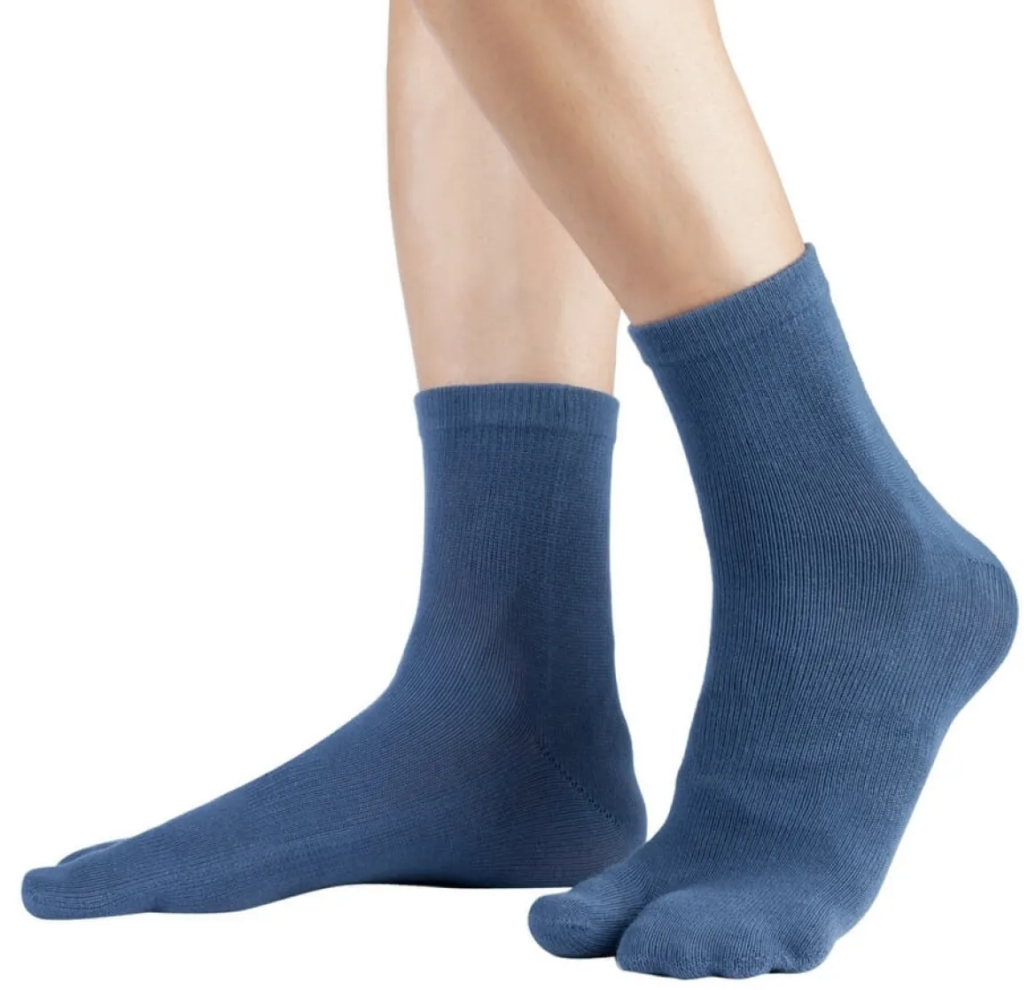 Knitido ~ Tabi Kurzsocke ~ Blau