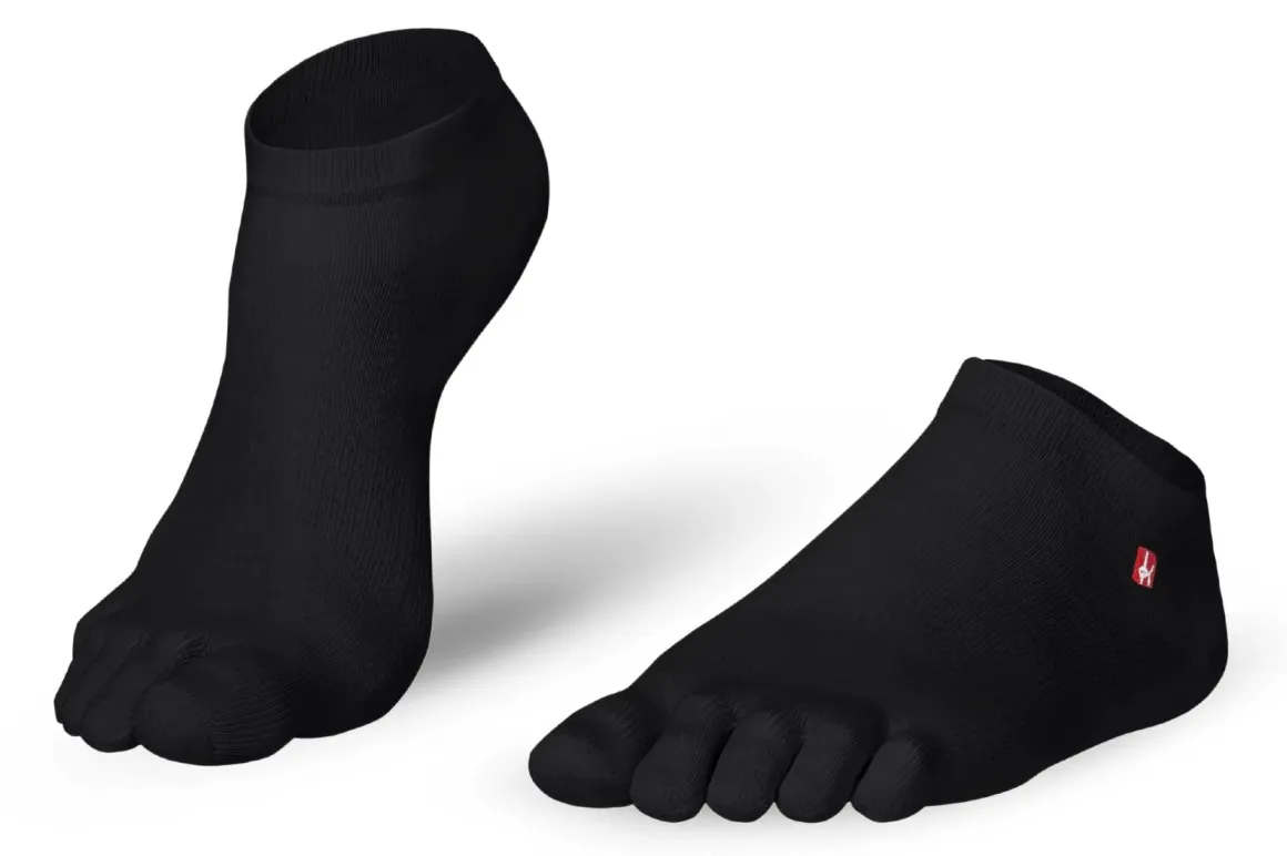 Knitido ~ Track & Trail Ultralite Fresh Sneakersocke ~ Schwarz