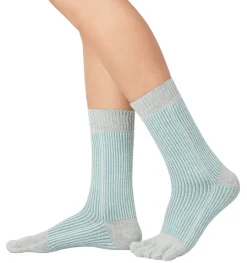 Knitido ~ Trailer Garden Glitzer Zehensocken ~ Grün