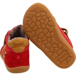 Koel bare ~ Daniel 2.0 MidCut Sneaker Wollfleece + Tex ~ Red