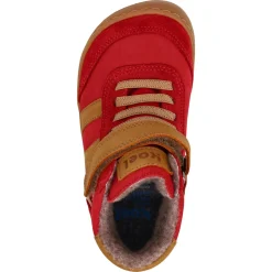 Koel bare ~ Daniel 2.0 MidCut Sneaker Wollfleece + Tex ~ Red