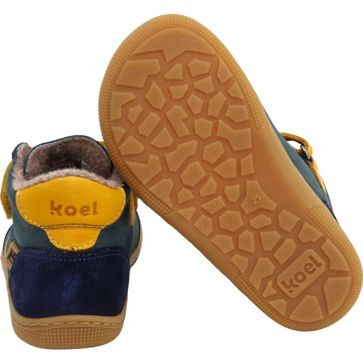 Koel bare ~ Daniel 2.0 MidCut Sneaker Wollfleece + Tex ~ Blue