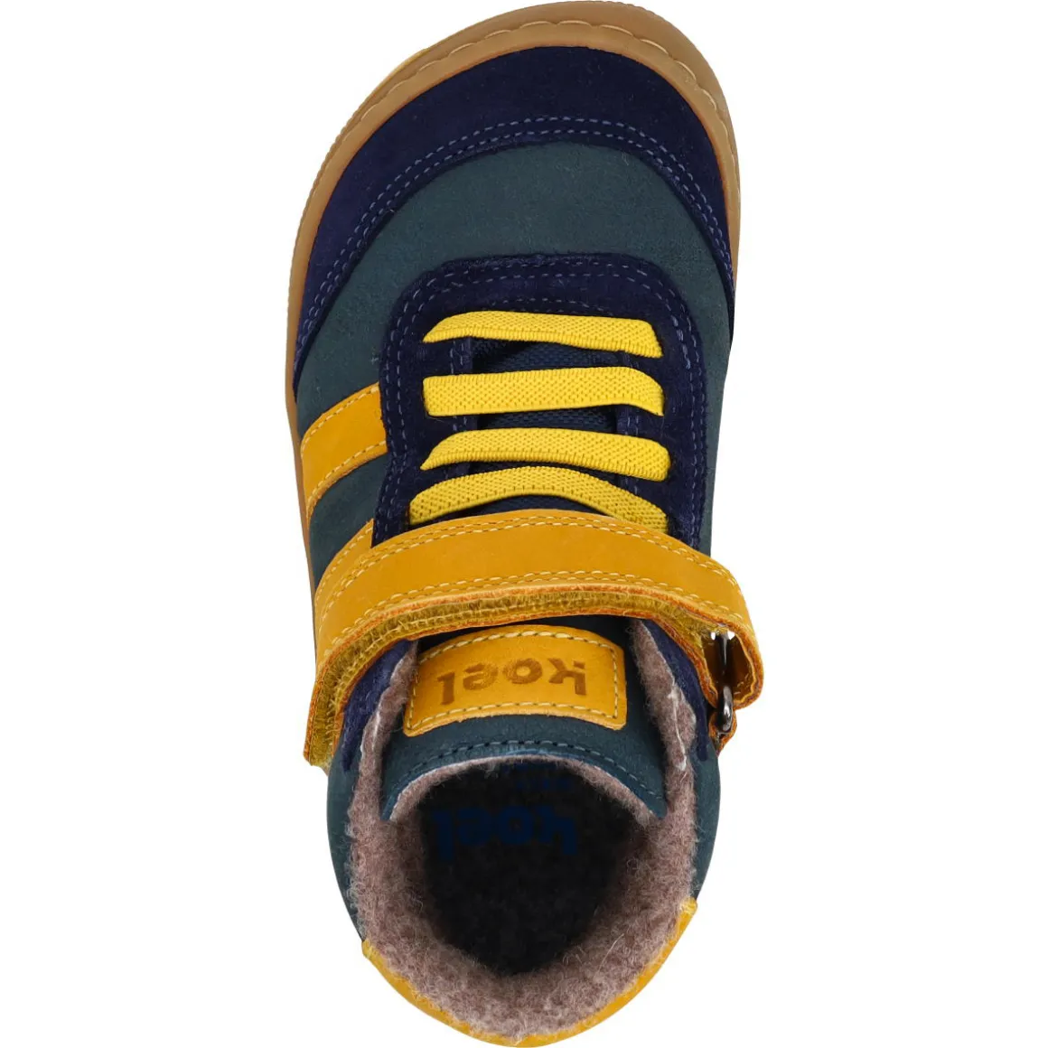 Koel bare ~ Daniel 2.0 MidCut Sneaker Wollfleece + Tex ~ Blue