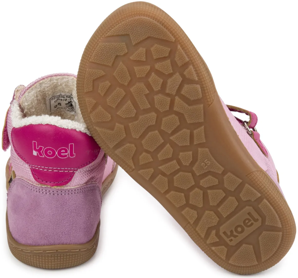 Koel bare ~ Daniel MidCut Sneaker Vegan + Tex ~ Old Pink
