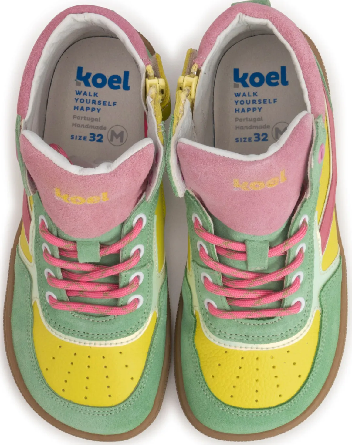 Koel bare ~ Danish MidCut Sneaker ~ Yellow