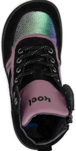 Koel bare ~ Danish MidCut Sneaker ~ Purple Rainbow