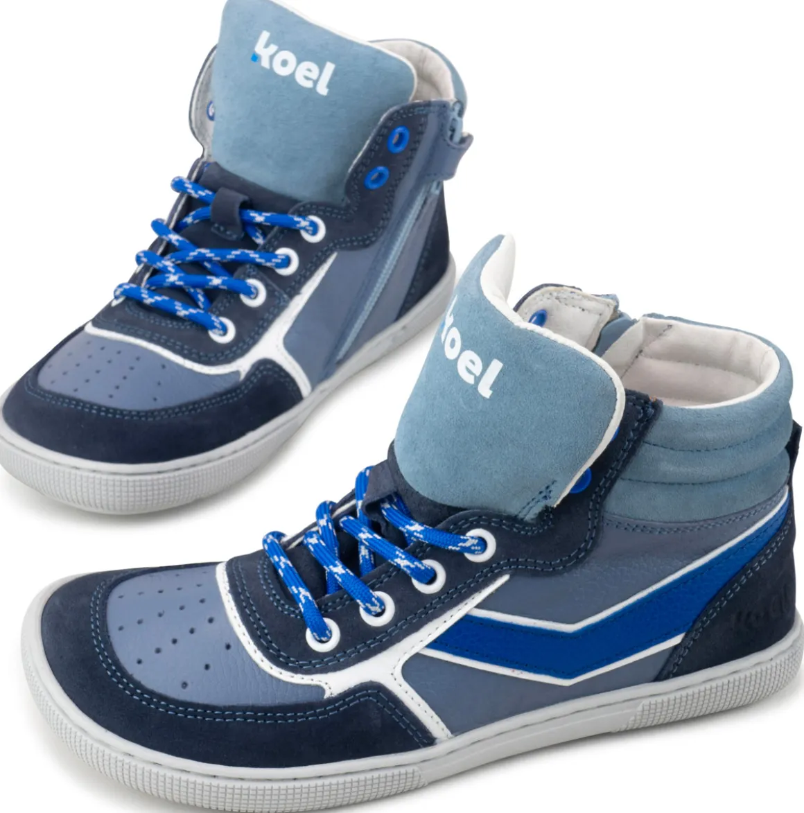 Koel bare ~ Danish MidCut Sneaker ~ Celeste