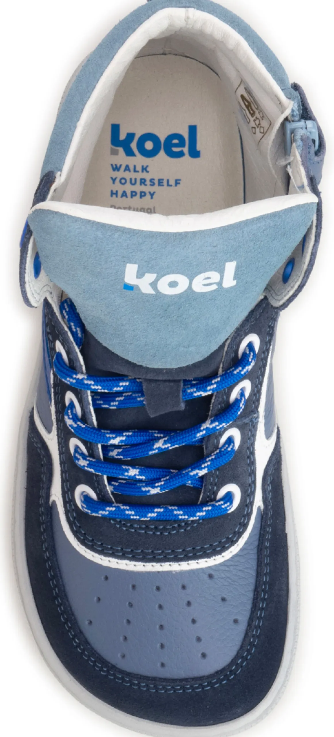 Koel bare ~ Danish MidCut Sneaker ~ Celeste