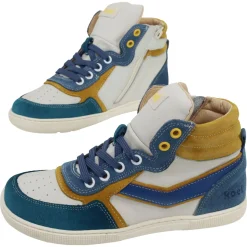 Koel bare ~ Danish MidCut Sneaker ~ Yellow/Blue