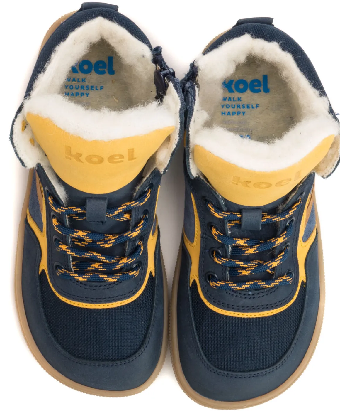 Koel bare ~ Danish MidCut Sneaker Winter ~ Blue