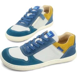 Koel bare ~ Date LowCut Sneaker ~ Blue/Yellow