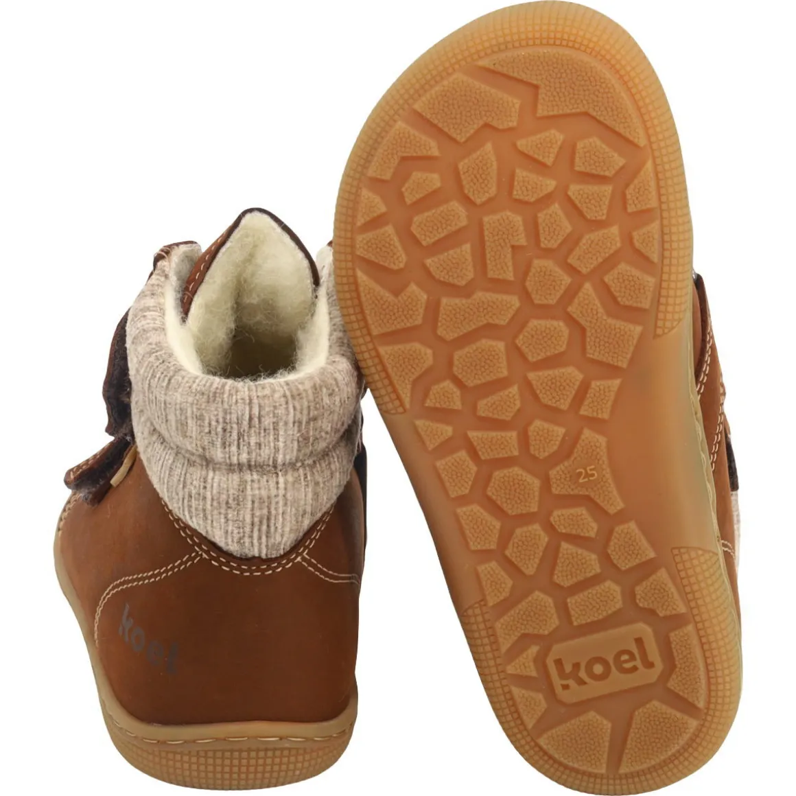 Koel bare ~ Dean 2.0 HighCut Klettschuh Winter + Tex ~ Chocolate