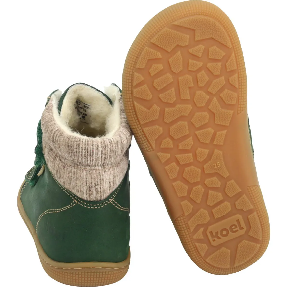 Koel bare ~ Dean 2.0 HighCut Klettschuh Winter + Tex ~ Green