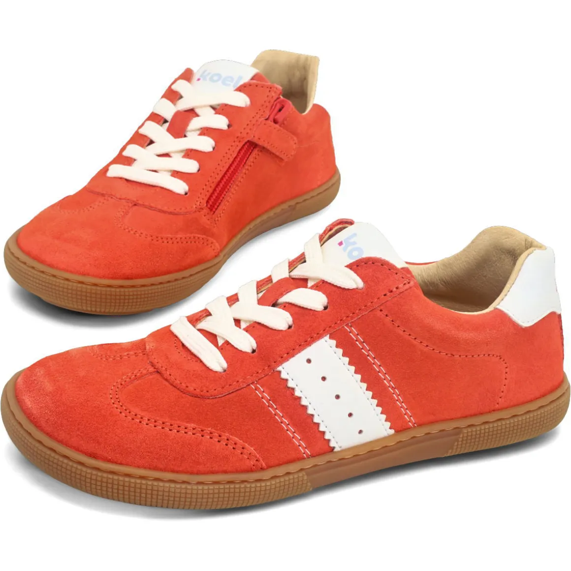 Koel bare ~ Declan 3.0 LowCut Sneaker ~ Coral