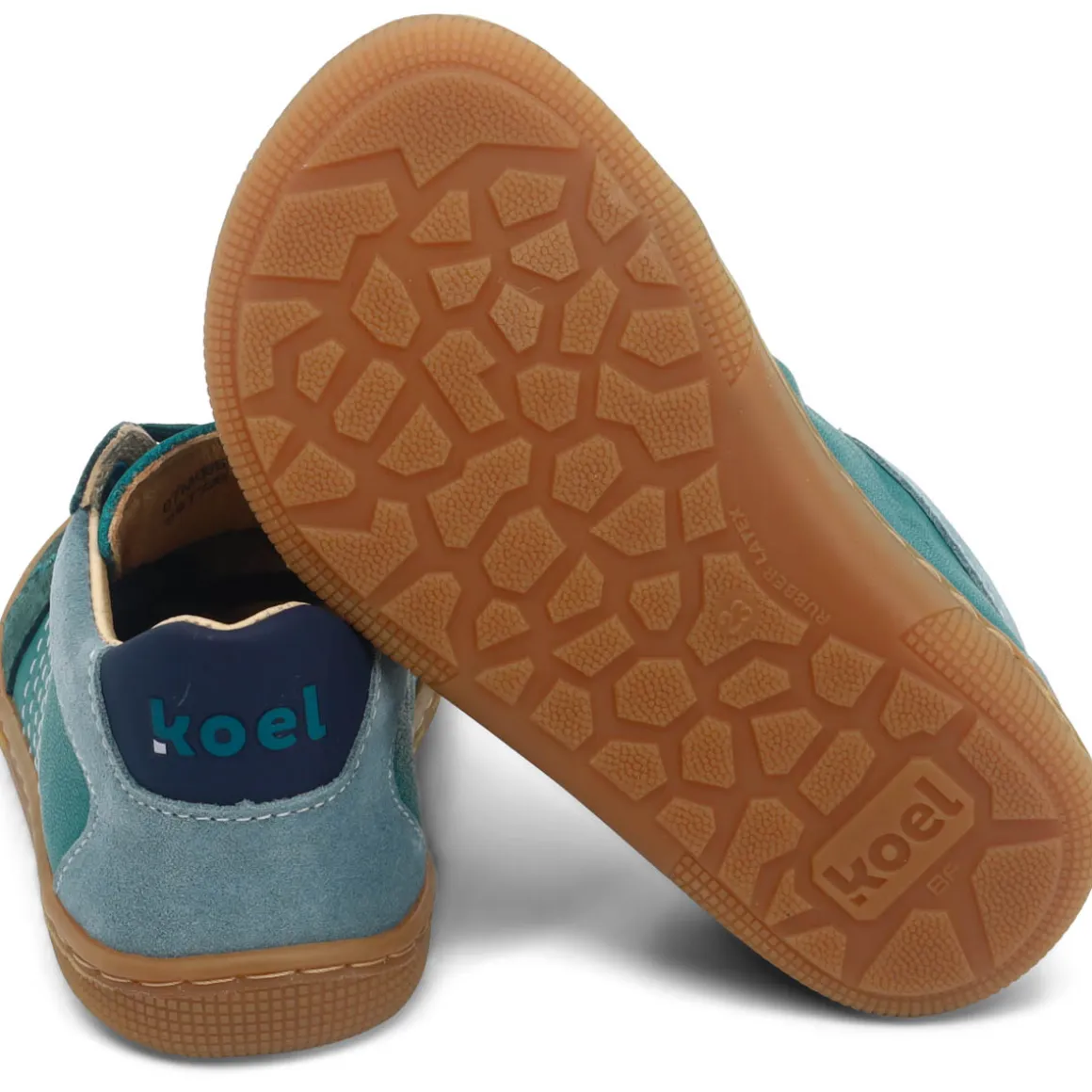 Koel bare ~ Dion Leder MidCut Schnürer ~ Turquoise