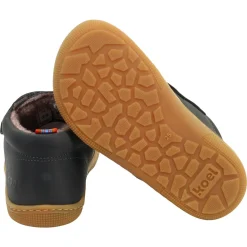 Koel bare ~ Don MidCut Klettschuh Wollfleece ~ Dark Grey
