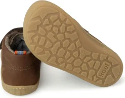 Koel bare ~ Don MidCut Klettschuh Wollfleece ~ Chocolate