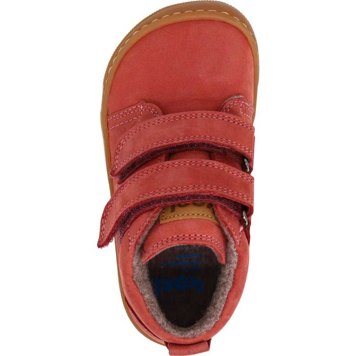 Koel bare+ ~ Kari MidCut Klettschuh Wollfleece ~ Blossom