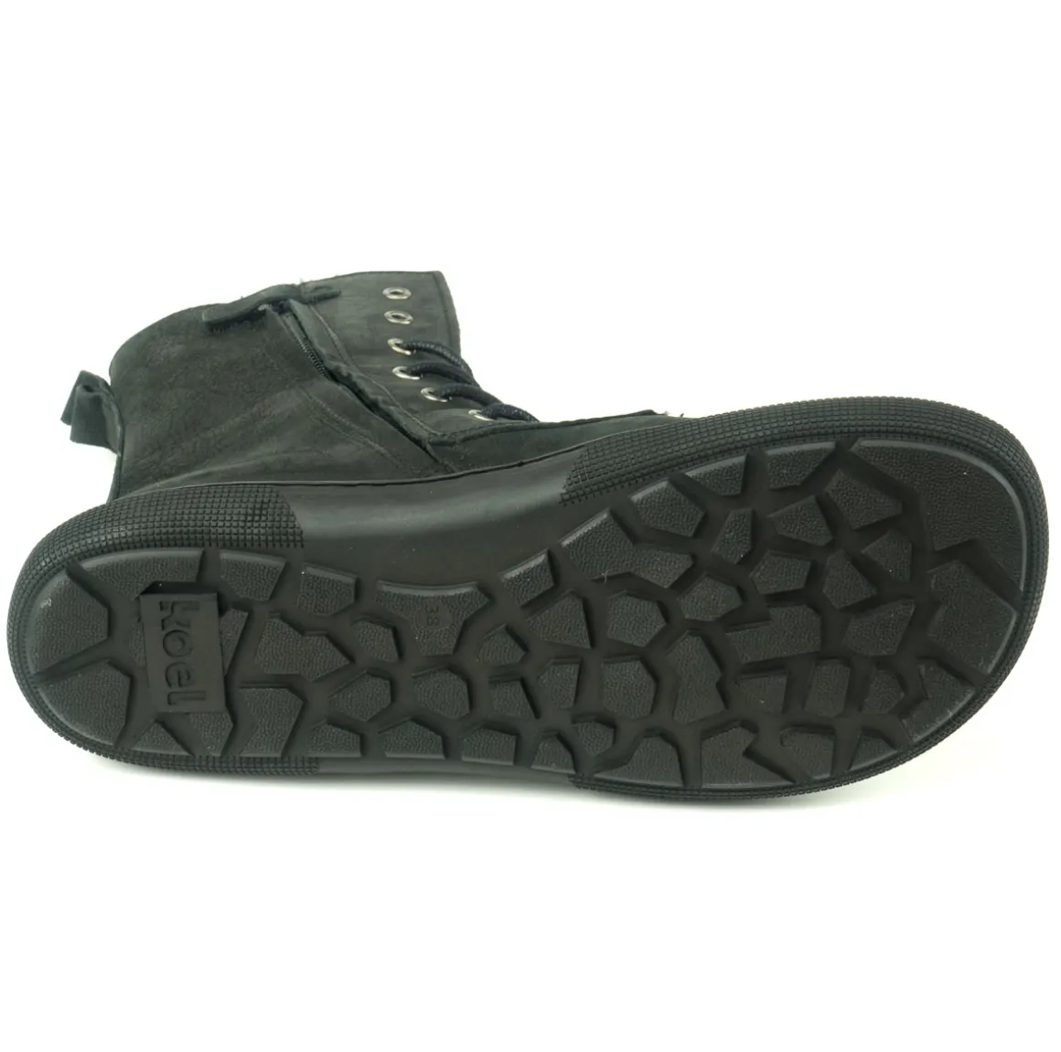 Koel bare |mid ~ Faro Schnürstiefel Winter ~ Black