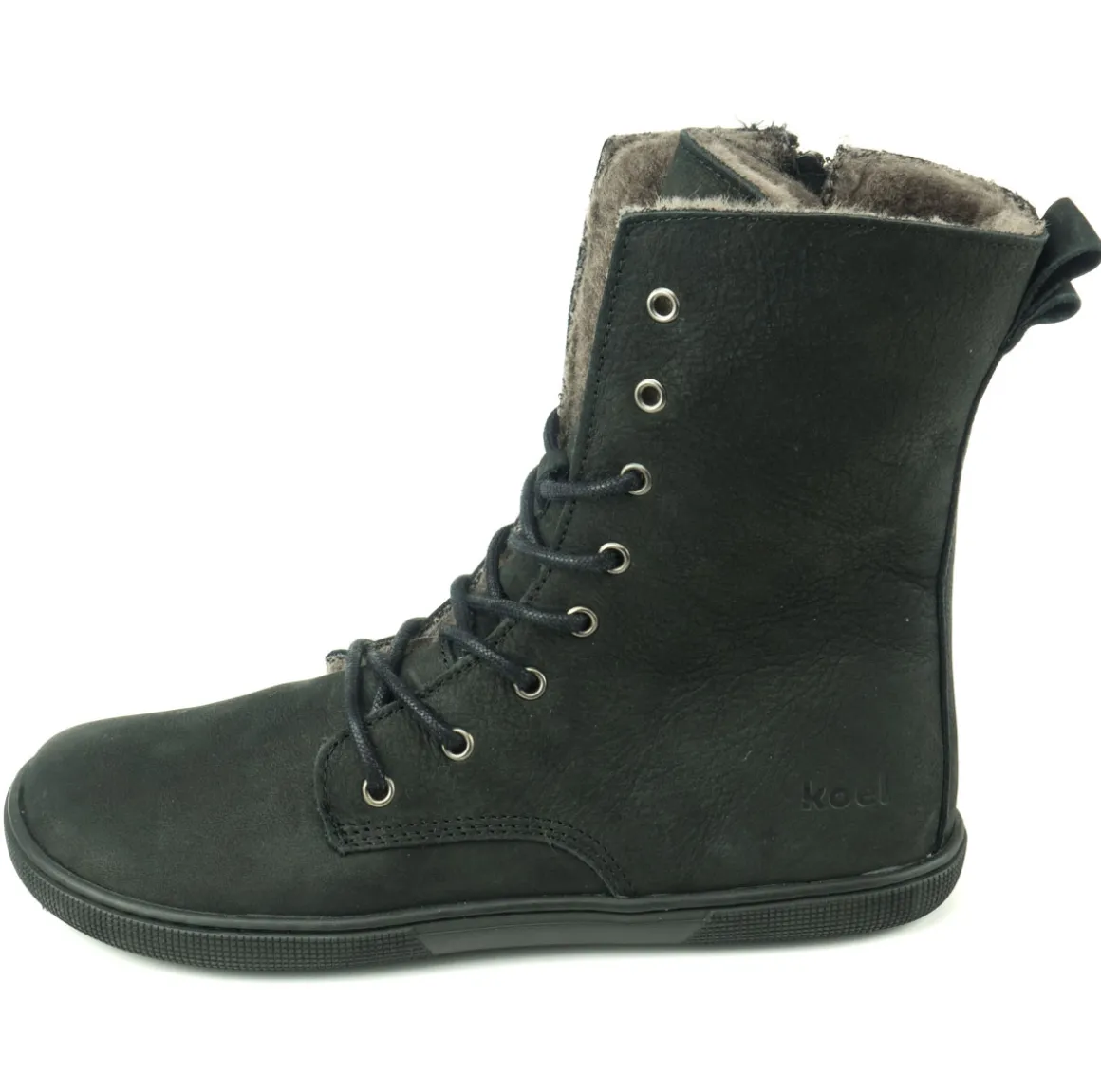 Koel bare |mid ~ Faro Schnürstiefel Winter ~ Black