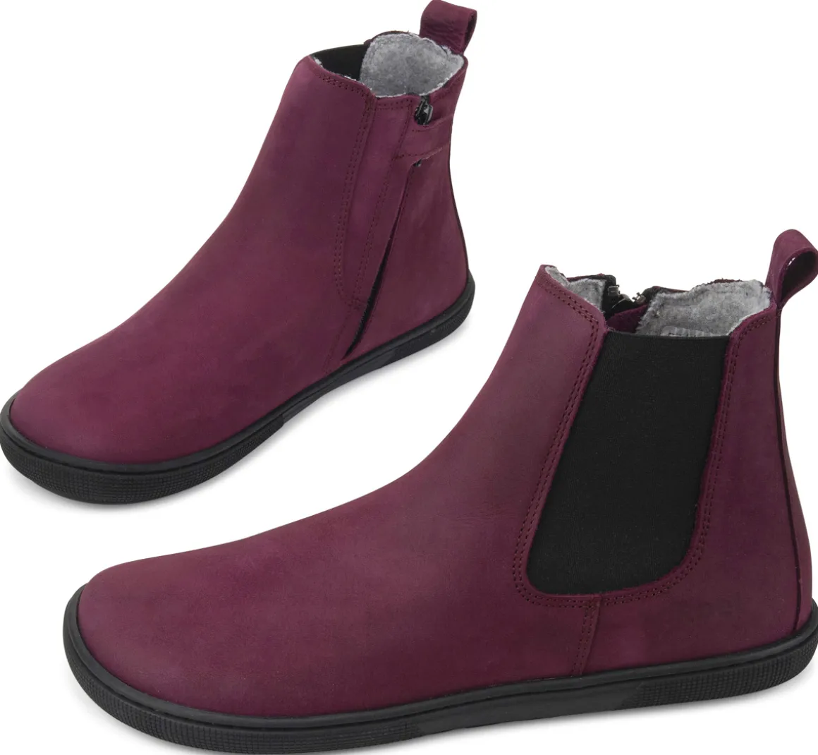Koel bare |mid ~ Filas Chelsea Boot Wollfleece ~ Bordeaux
