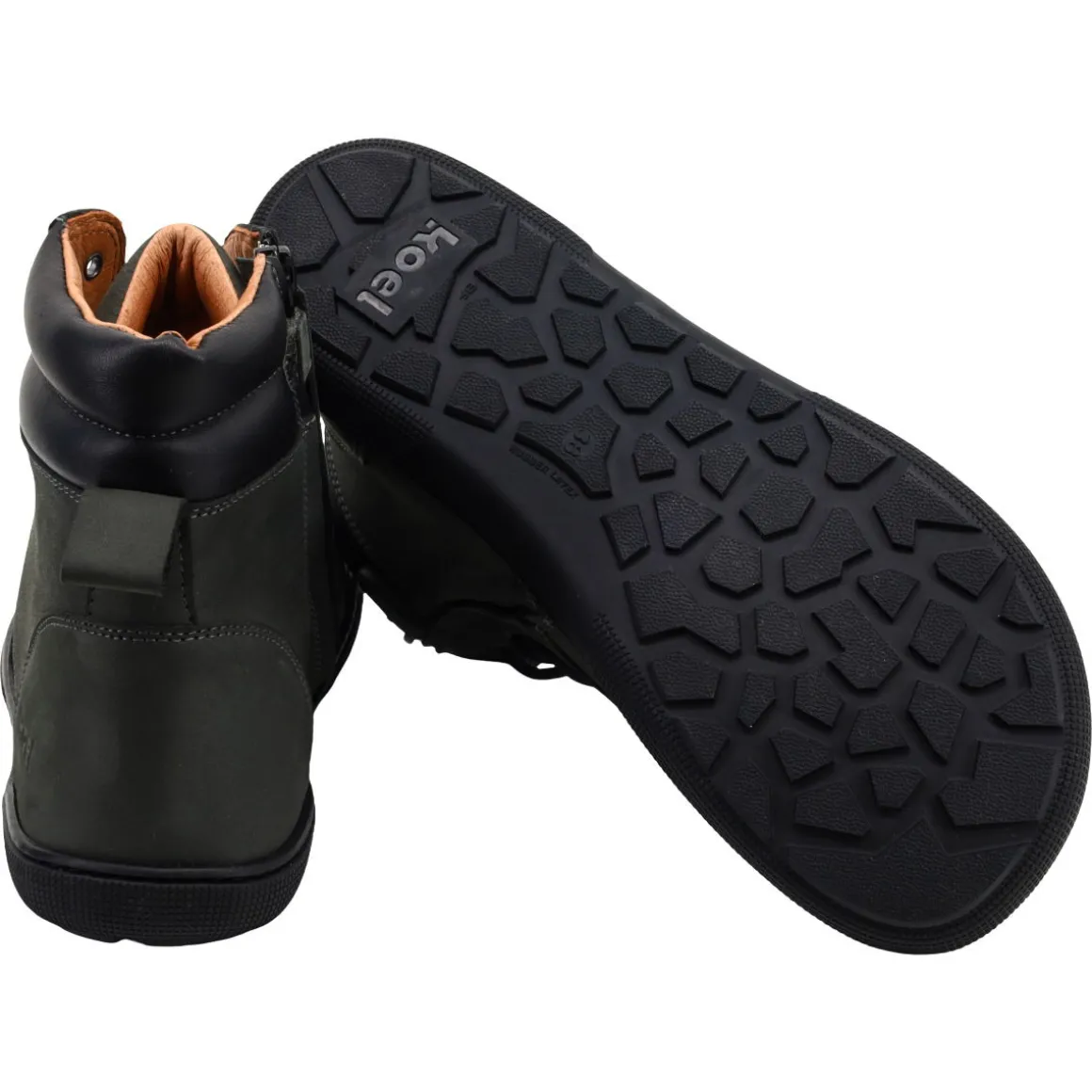 Koel bare |mid ~ Florence Stiefel Schnürer ~ Dark Grey