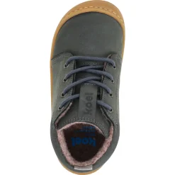 Koel classic ~ Ben MidCut Schnürschuh Wollfleece ~ Dark Grey