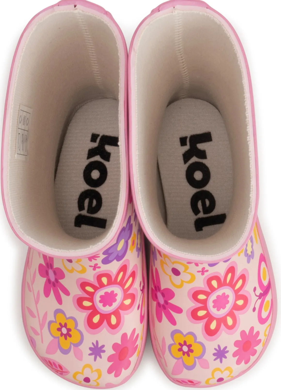 Koel ~ Gummistiefel ~ Blumen Pink