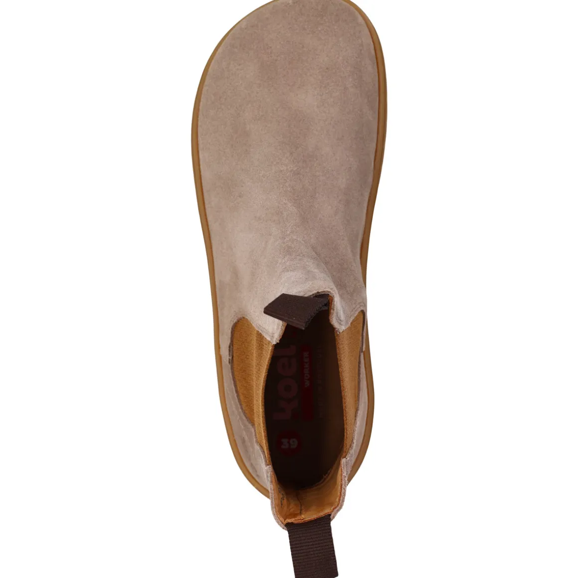 Koel Worker |mid ~ Gavien Chelsea Boot Leder ~ Taupe
