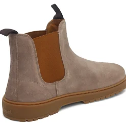 Koel Worker |mid ~ Gavien Chelsea Boot Leder ~ Taupe