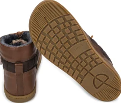 LANG.S ~ Granite MidCut Leder + Wollfleece ~ Brown