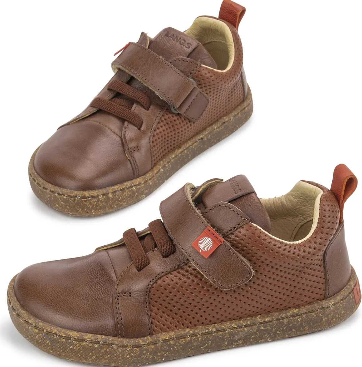 LANG.S Kids ~ Ember LowCut Leder ~ Brown
