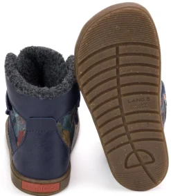 LANG.S Kids ~ Geo Boot Vegan Winter + Tex ~ Blue
