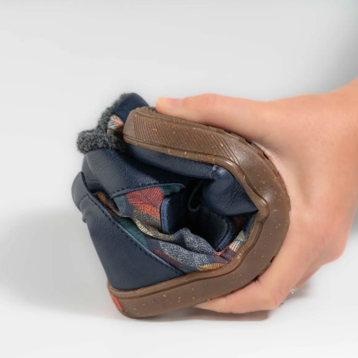 LANG.S Kids ~ Geo Boot Vegan Winter + Tex ~ Blue