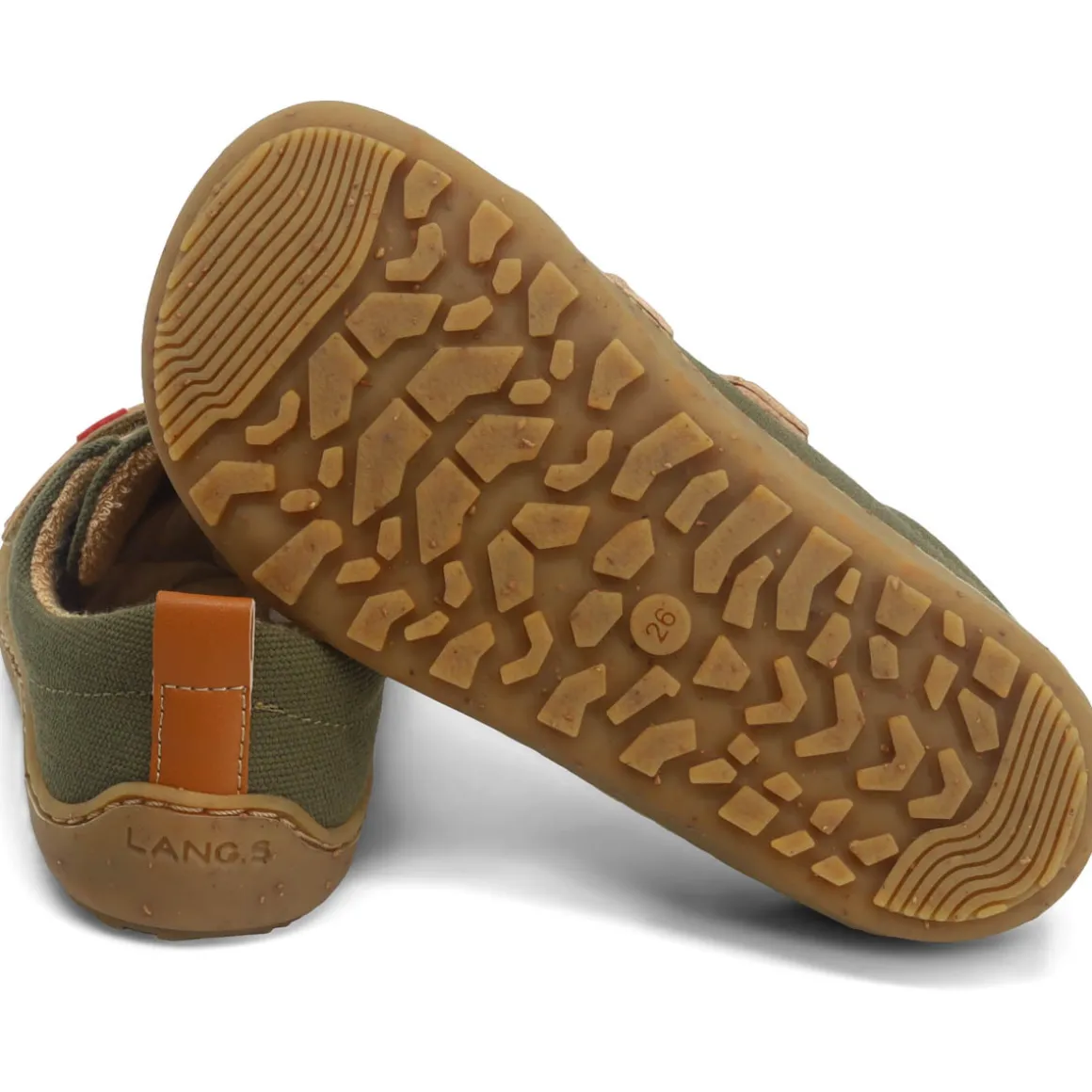 LANG.S Kids ~ Harlequin LowCut Vegan ~ Olive