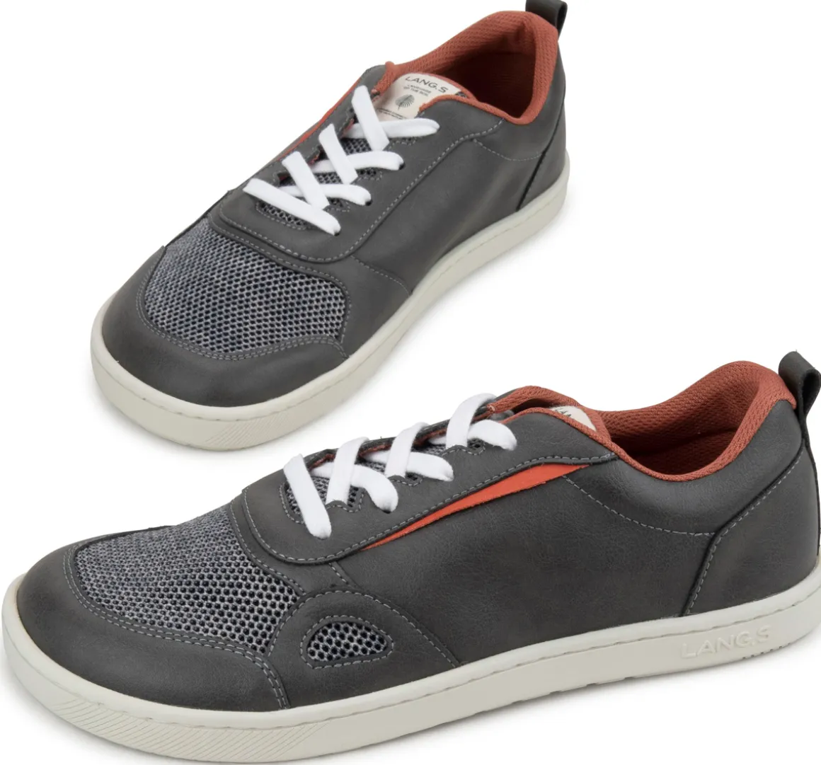 LANG.S ~ Terra LowCut Sneaker Vegan ~ Grey
