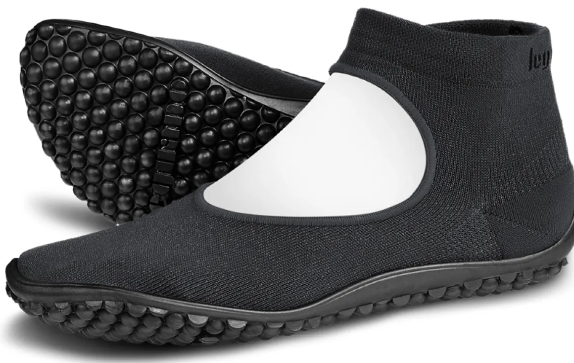 Leguano ~ Sockenschuh Ballerina ~ schwarz