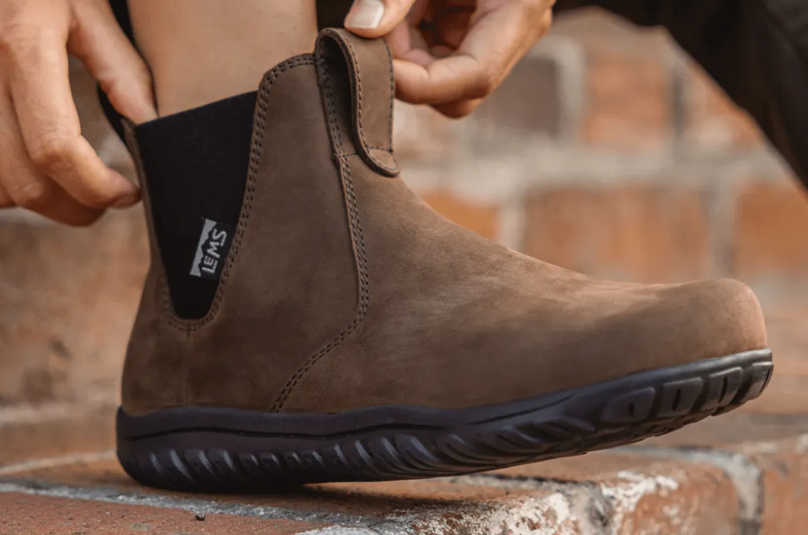 Lems ~ Chelsea Boot WP ~ Espresso
